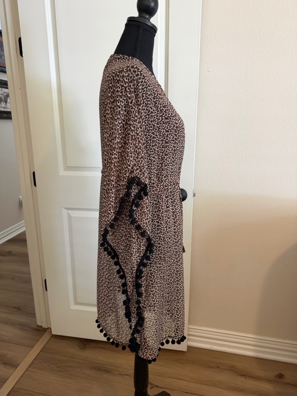 Bleu Rod Beattie Brown and Black Printed Cover-Up - Picture 4 of 5